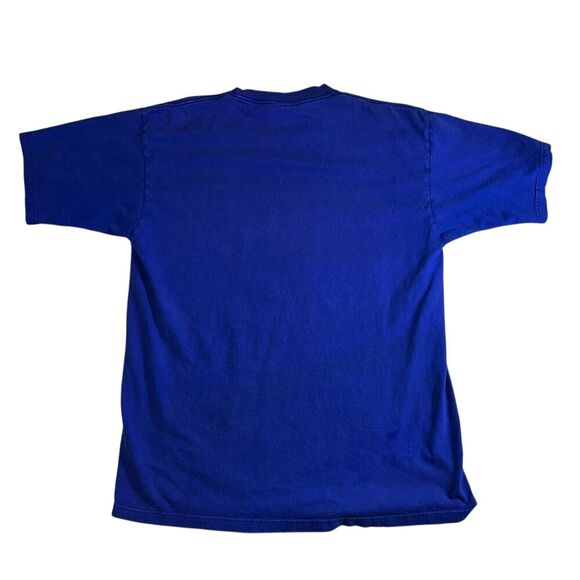 Denver Broncos Reebok Short Sleeve T-Shirt Size Medium Blue y2k - Picture 4 of 13